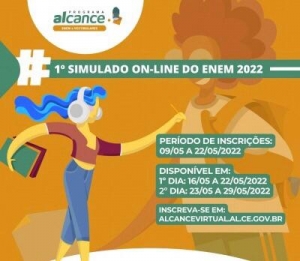 Alcance Enem abre inscrições para o primeiro simulado de 2022